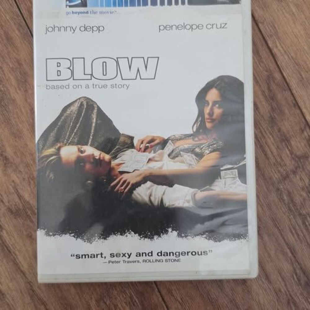 Blow (2001) DVD, Johnny Depp & Penelope Cruz, Tested & Working